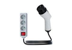 Adaptador de vehículo a carga (V2L) para MG y BYD, adaptador de descarga de vehículo eléctrico de 16A Tipo 2 a enchufe Schuko con cable de 5 metros