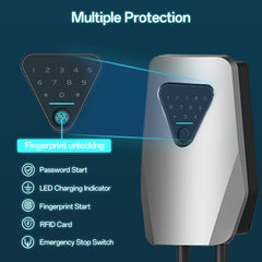 Coolladen Wallbox con gestión de carga | Para uso privado y empresarial | Cable de carga 5M | Estación de carga de control de energía