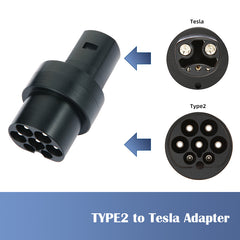 Tipo 2 de al conector de carga del vehículo eléctrico del adaptador 16A/32A del cargador de TESA EV